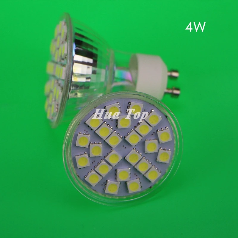 5 шт. Лучшая цена 4 Вт GU10 5050 SMD 24 светодиосветодиодный белый теплый прожектор лампа