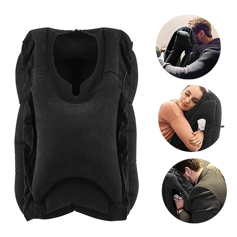 Soft Air Inflatable Travel Pillow Neck Pillow Comfortable Traveling