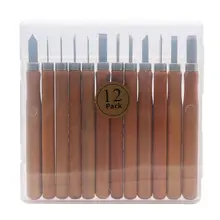 Многофункциональный 12 шт. резец по дереву набор ножей ручная резьба по дереву долотом для деревообработки DIY Инструменты дерево ремесло долото