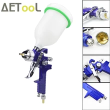 Распылитель AETool HVLP H-827 пневматический распылитель 1,7 мм с насадкой, распылитель краски 600 мл для автомобиля, инструмент для ремонта краски, набор
