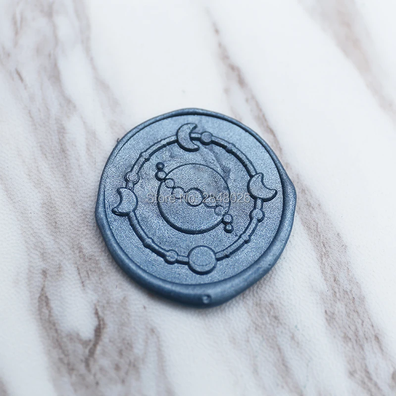 MOON PHASE Wax Seal Stamp kit,party wax seal stamp, invitation seals