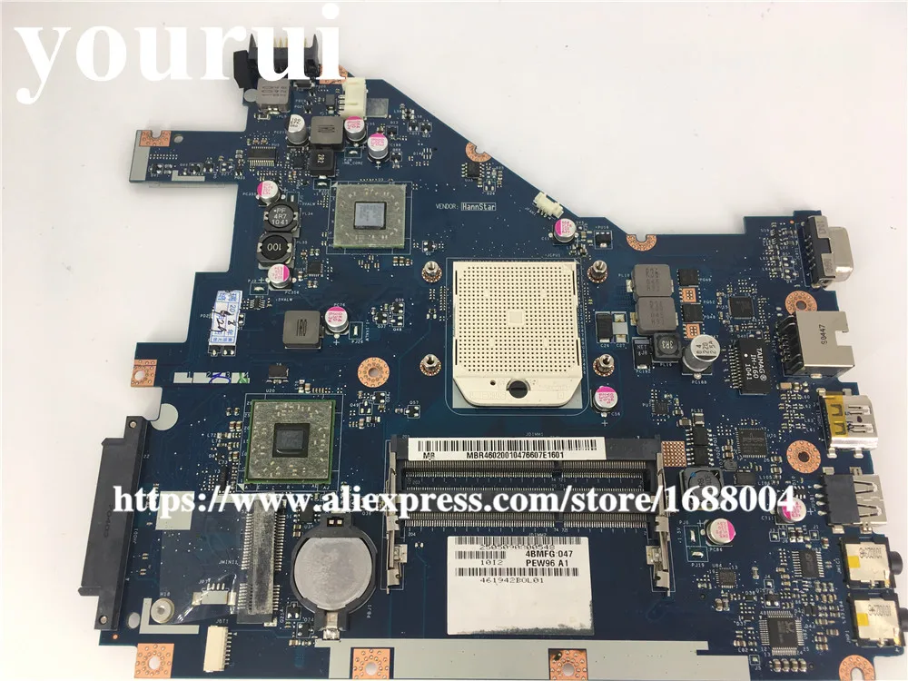 Материнская плата для ноутбука Acer aspire 5552 материнская 5552G MBR4602001 MB.R4602.001 DDR3 Socket