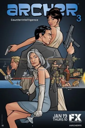 Details about / Hot ARCHER TV Show FX Adult Swim New Art Poster 40 12x18 24x36 T-932