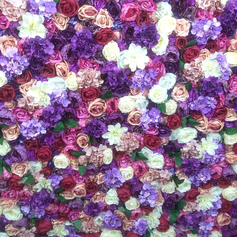 SPR свернутый свадебный цветок настенный сценический фон розовый Омбре стиль цветок настенная панель искусственная настольная дорожка с цветами Арка цветочный