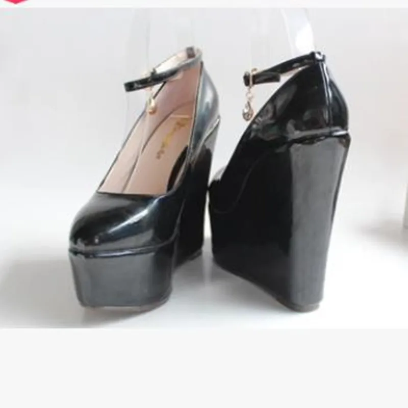 Women Pumps Shoes High Heels Sexy New Fashion Wedges Platform 2019 Spring Autumn Pointed Toe Pu Party Wedding Shoes White Black Women Pumps Shoes High Heels Sexy New Fashion Wedges Platform 2019 Spring Autumn Pointed Toe Pu Party Wedding Shoes White Black