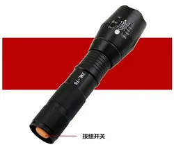 CREE XM-L T6 светодиодный фонарик 6000 люмен светодиодный фонарик Масштабируемые Водонепроницаемый тактический фонарь для 1x18650 Кемпинг Пеший