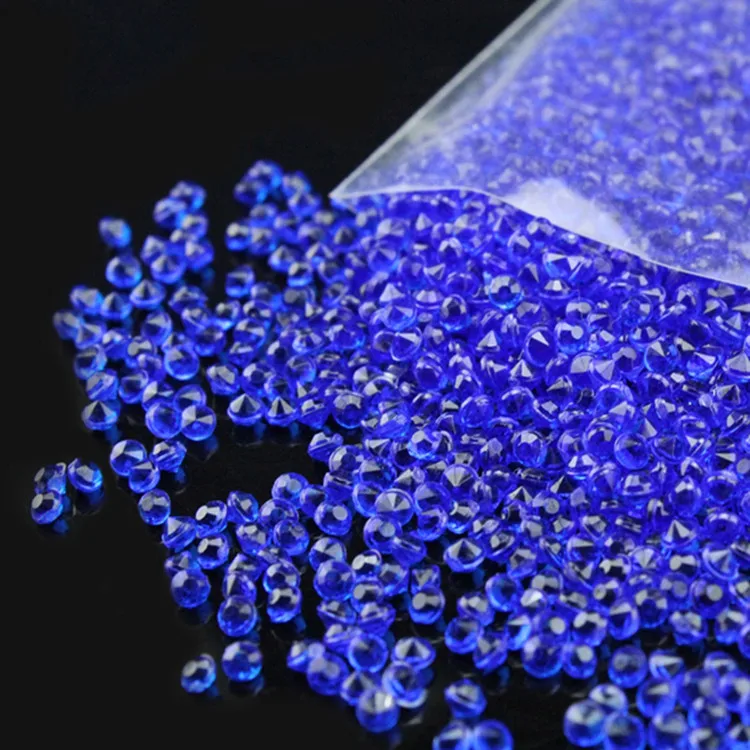 Royal Blue 3 мм 5000 шт. акриловый кристалл бриллиантовой огранки Он украшен круглыми кристаллами драгоценные камни, для Разбрасыватели конфетти для стола, наполнители для ВАЗ, для праздника, на свадьбу - Цвет: Royal Blue