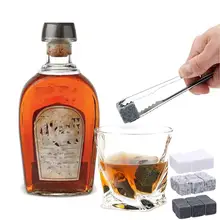 6 шт./партия, натуральные камни для виски, охладитель пива, скалы, потягивающие кубики льда, плесень, камни для виски, для свадебной вечеринки, кулер, аксессуары для бара