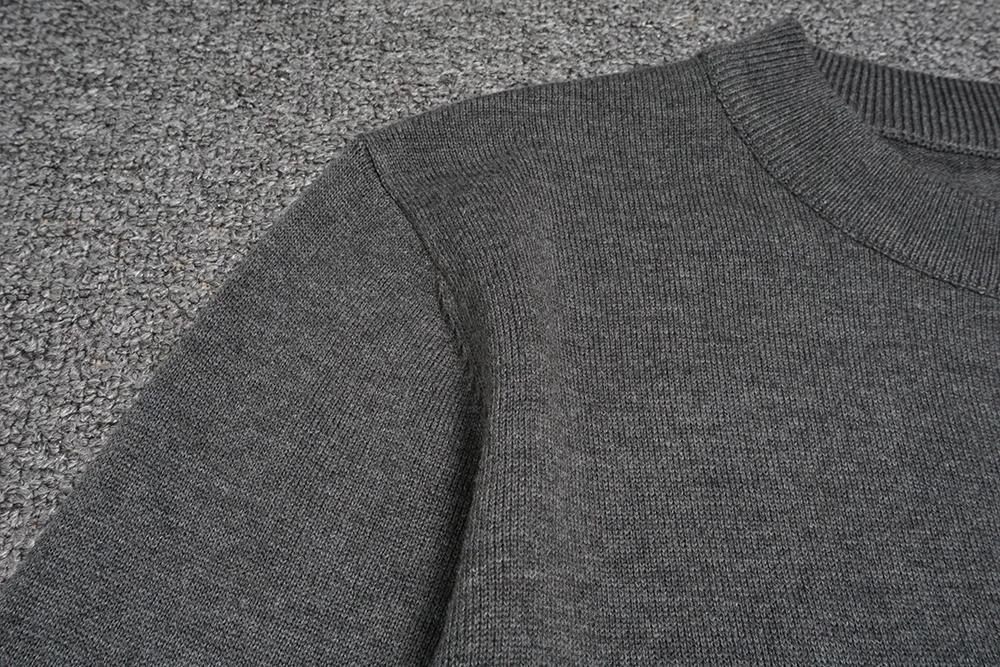 DUYOU роскошный дизайнерский мужской свитер Мужская брендовая одежда простой вязаный Повседневный вязаный пуловер наивысшего качества для мужчин DY702431