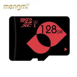 Карта памяти MENGMI microSDXC 128 GB Class 10 UHS-I (U1)/UHS-I (U3) micro SD карта с бесплатным адаптером для дрона/камеры