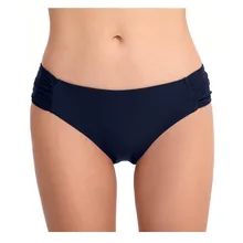 Одежда для плавания для женщин средней посадки, сексуальное пляжное бикини с рюшами мужские плавки, купальный костюм для женщин, Пляжное платье, купальный костюм для женщин