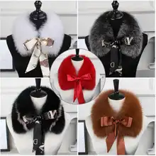 the new hot selling fox fur collar, the natural fox fur collar, the real fur collar child, the winter fur scarf ribbon