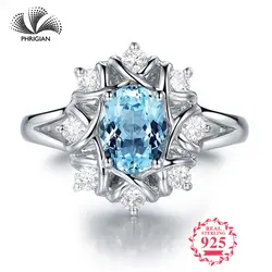 Не подделка тонкой гравировкой кольцо S925 стерлингового серебра с драгоценным камнем овальное кольцо Для женщин обычай украшения 925 карат