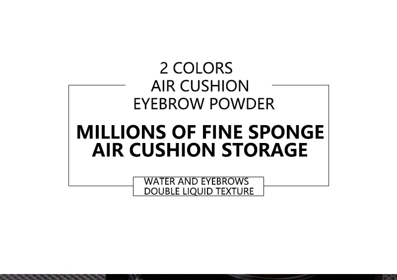 HOLD LIVE Eyebrow Cushion-cara Two Tone Gel Double Color Air Cushion Eyebrow Powder Palette With Brushes For Eyes Makeup (8)