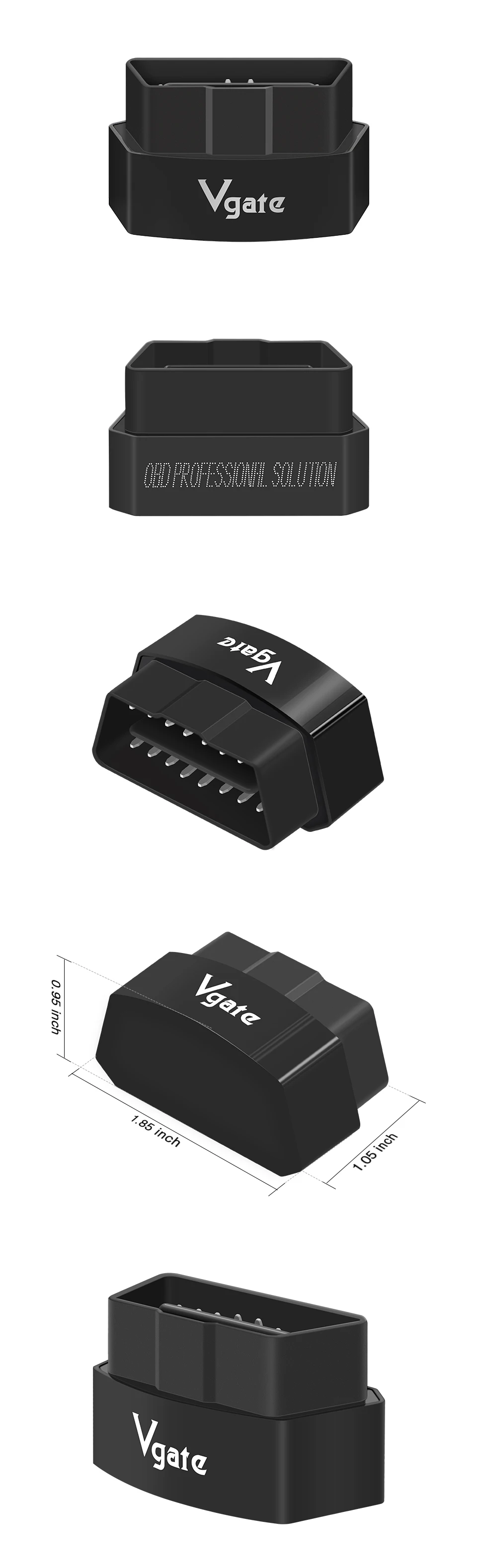 ELM327 Vgate icar3 Bluetooth OBD2 сканер ELM 327 мини Bluetooth V1.5 Икар 3 для Andriod Авто инструменту диагностики