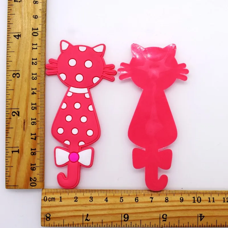 10 шт. кошки Lucky Cat Flatback мягкие подвески из ПВХ Fit Croc обувь/чехол для телефона/iPad DIY ремесло аксессуары - Цвет: 10