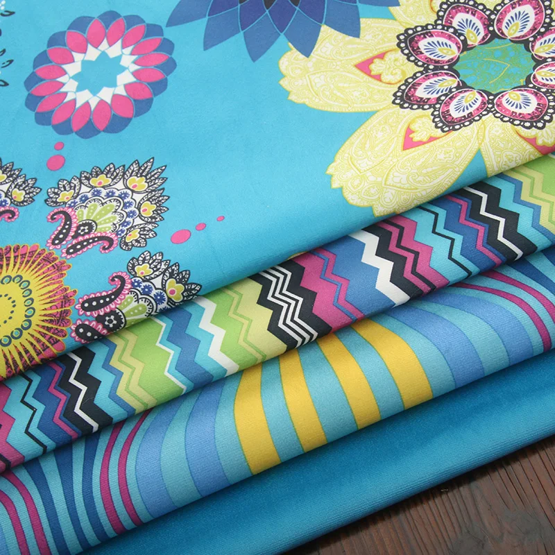 1 метр печать короткая флисовая ткань для дивана подушка стул скатерть полосатая фиолетовая дешевая ткань Tissus Au Metre Tela