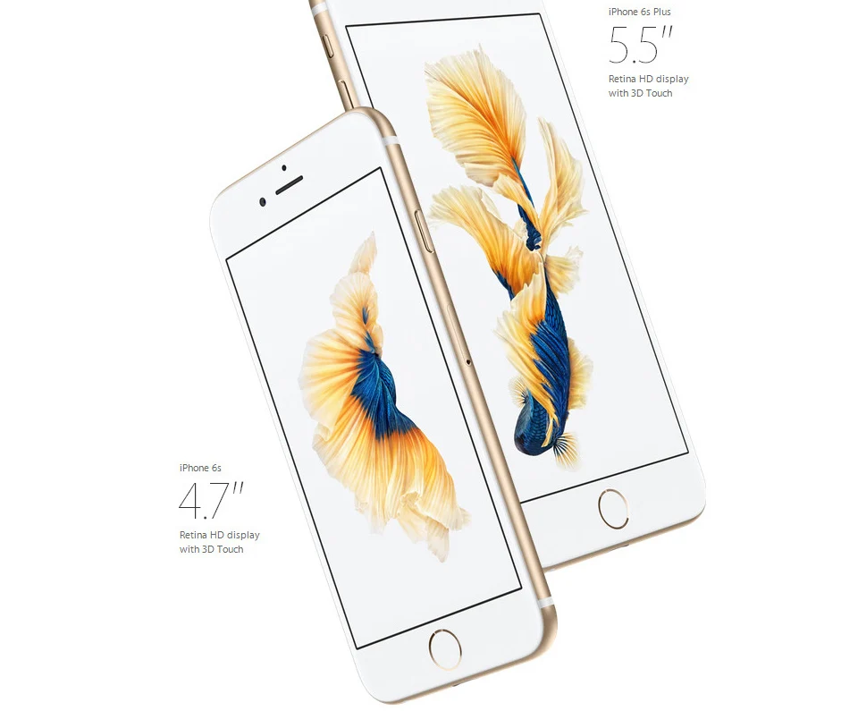 Оригинальный Apple iPhone 6S Plus двухъядерный мобильный телефон 5,5 ''12.0MP 2G ram 16/64/128G rom LTE смартфон