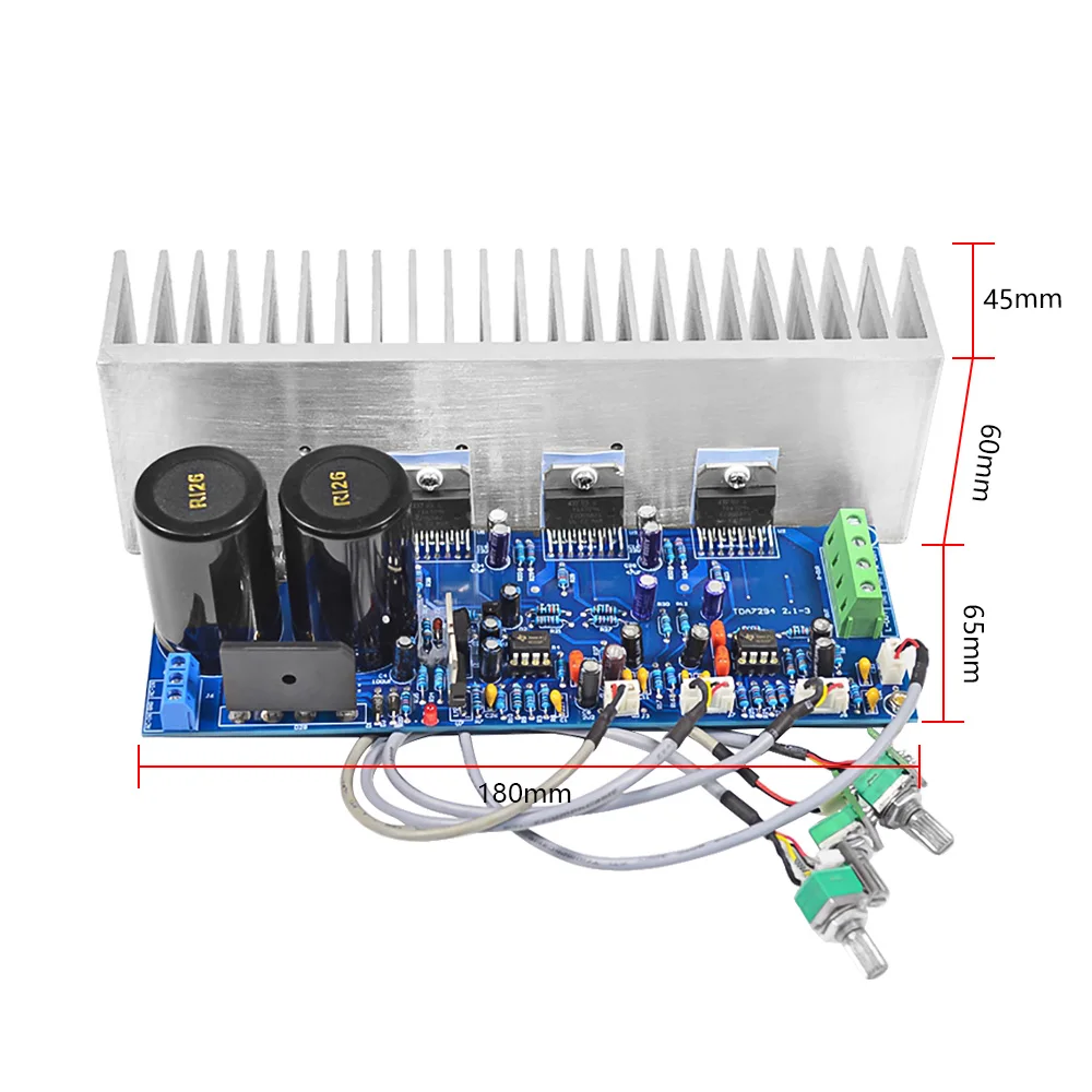 AIYIMA TDA7294 сабвуфер динамик усилитель HiFi 2,1 усилитель мощности звука аудио Плата мини-усилитель 80Wx2+ 100 Вт DIY домашний звуковой кинотеатр