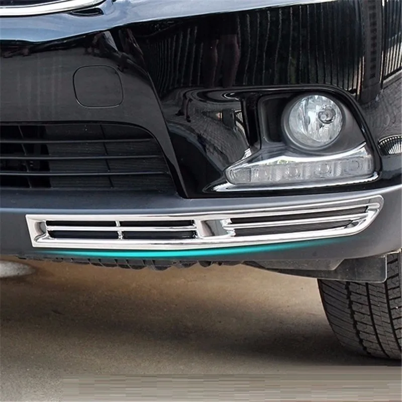 

automobile car covers accessories chromium styling 2015 modified 15 front fog lamp lampshade frame FOR Toyota Highlander