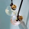 Pendentif de parfum pour voiture, bouteille vide en verre pour diffuseur d'huiles essentielles, désodorisant, décoration automobile ► Photo 2/6