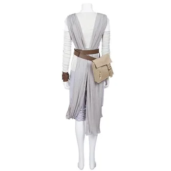 

2018 adult the force awakens Rey cosplay Carnival party star wars costume role-palying party show Rey costume custom made