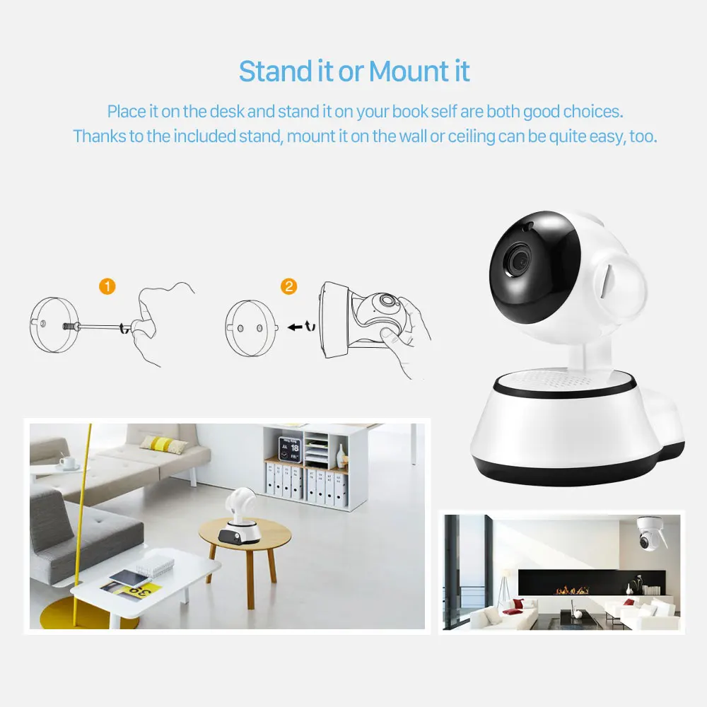 Беспроводная камера видеонаблюдения ANBIUX IP Wi Fi 1080P 720P аудио P2P ночное видение