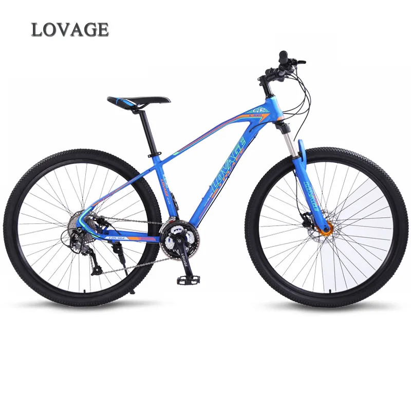 wolf's fang bicycle Mountain Bike 27speed 29Inch road bikes mtb New bmx Aluminum alloy Fat Front And Rear Mechanical Disc Brake