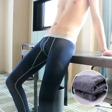 Мужские зимние теплые хлопковые кашемировые эластичные бархатные утолщенные широкие усиленные подштанники