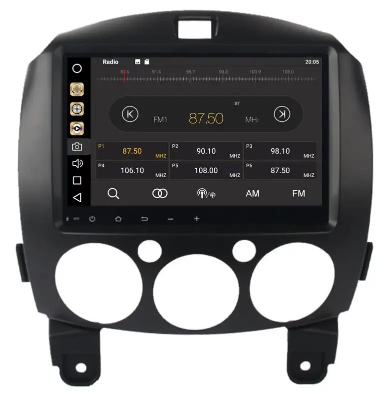 Clearance IPS 32g 4GRam 9" Android 8.01 Car Audio for Mazda 2  MAZDA2  2007 - 2012 Headunit Stereo Video GPS Navi Multimedia Monitor Radio 3