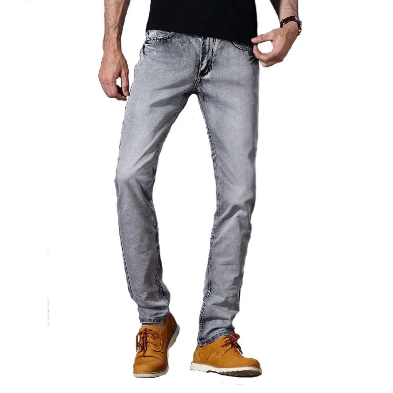 

2019 New Men's Classic Retro Nostalgia Straight Denim Jeans Men Plus Size 28-38 Men Long Pants Trousers