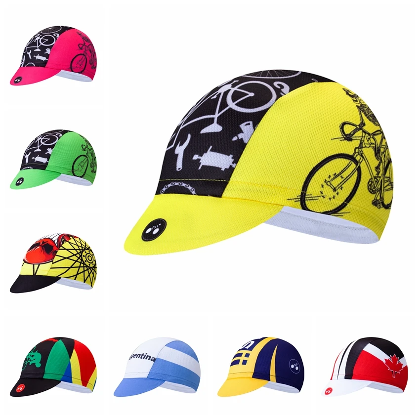 2019 Cycling Caps Men Road MTB Bike Bicycle Ciclismo hats HeadWear Sun UV Team Sports Running
