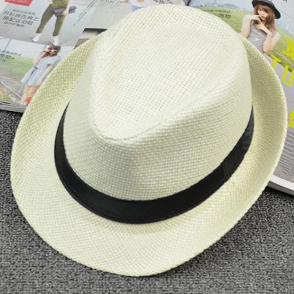 Ковбойская соломенная шляпа человек шапки ковбойские шляпа для туризма летние любителей пляж кепки Защита от солнца солнцезащитный навес соломенная шляпа