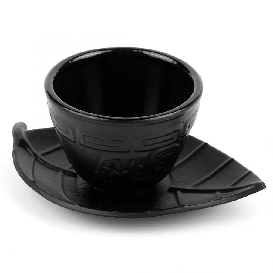 Печать железная чашка имитация японского чугуна чайная чашка ретро-чашка железный горшок железная подставка чайный набор кофейная чашка