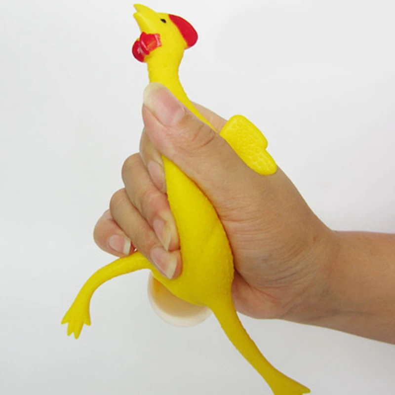 Kdis Funny Toys T Fun Squeeze Chicken Hen Laying Eggs Autism Toy