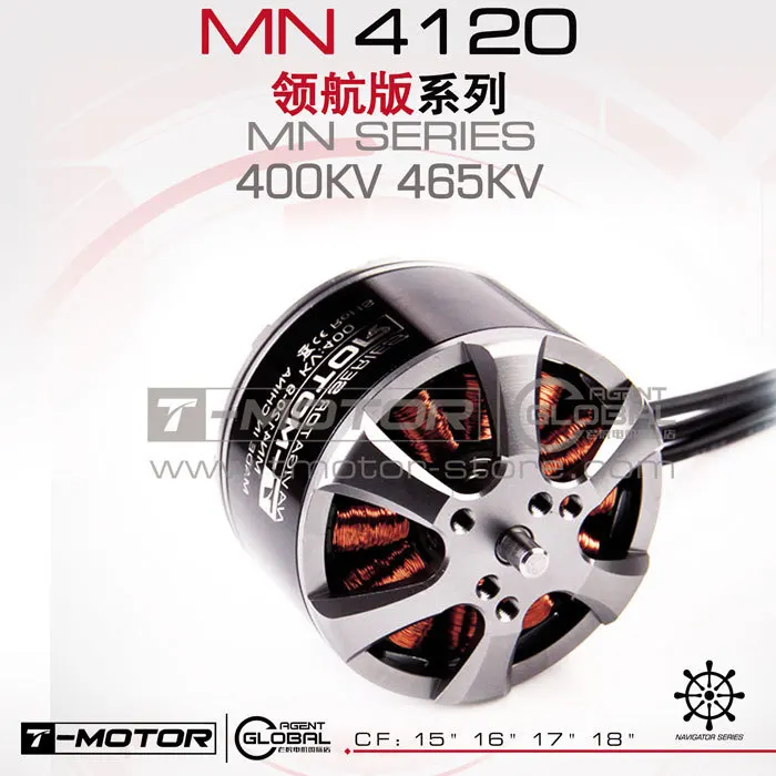 Tiger motor High Performance T-motor 4012-9 KV340 KV400 KV480 Outrunner Brushless Motor for Multicopters rc plane