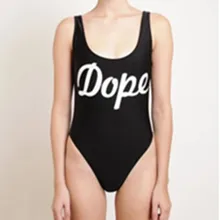 WONSHCORA, Цельный купальник с буквенным принтом, черный, белый цвет, сексуальный женский комплект бикини, Обложка для живота, купальник с бретелькой на спине, жилет