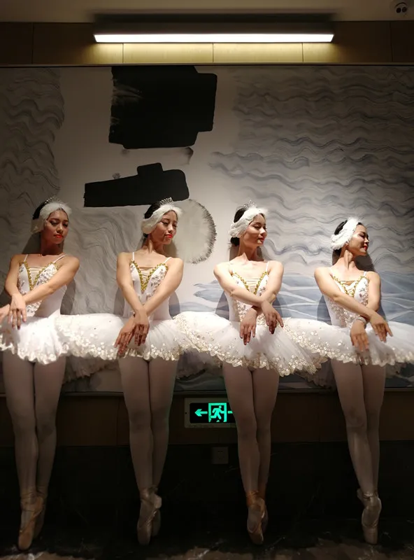 Белая профессиональная балетная пачка для балерины для детей, детей, девочек, взрослых, блинная пачка, танцевальные костюмы, балетное платье для девочек
