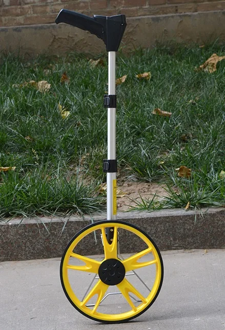 Ручное толкающее Расстояние измерительное колесо дорожное колесо измерителя дальности заземления - Цвет: 30200097-01