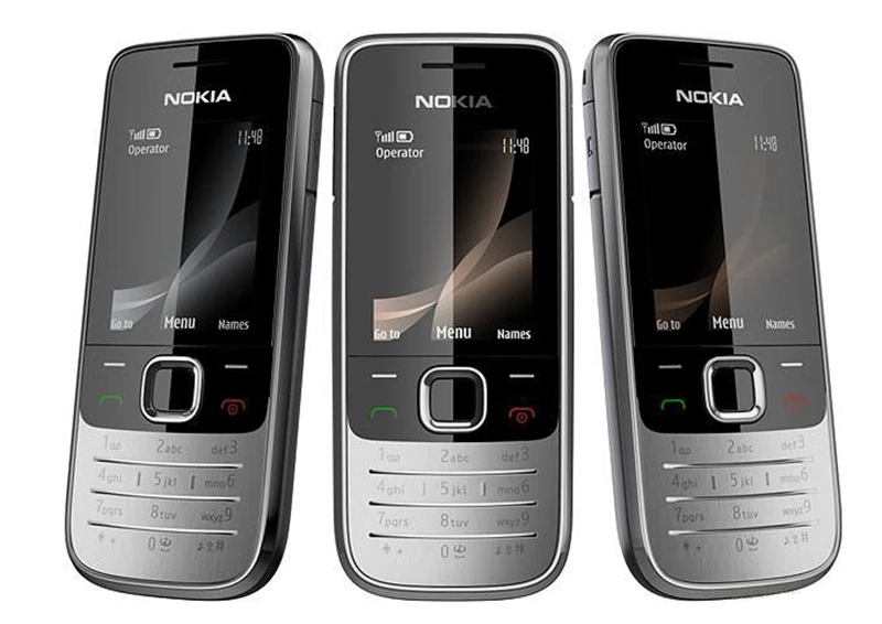 Nokia 2730 классический разблокированный мобильный телефон 2730c 3g четырехдиапазонный 2-мегапиксельная камера Восстановленный сотовый телефон черный красный