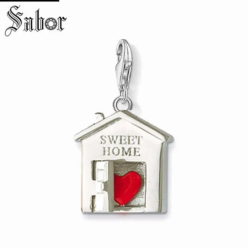 

thomas House Sweet Home Charm, gifts Jewelry For Women, Love Gift 925 Sterling Silver Fit Bracelet jewellery charms