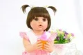 Boneca do Bebê Brinquedo para a Menina Presente de Aniversário Silicone Cheio Reborn Boneca Vinil Recém-nascidos Bebês Princesa Criança Bebe Vivo 55cm 2 Cheap Bonecas