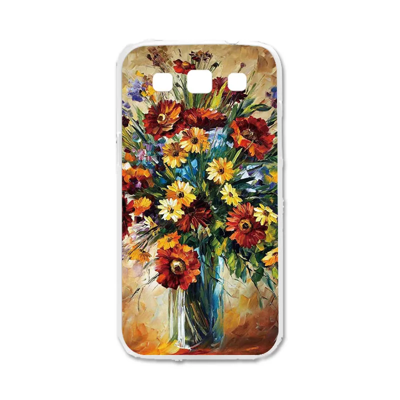 TPU чехол s для samsung Galaxy Win I8552, силиконовый чехол-бампер с цветочным рисунком для samsung GT-i8552, 4,7 дюймов, чехол для телефона, Fundas - Цвет: Q014