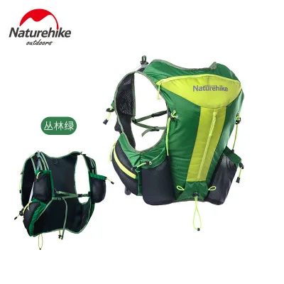 Naturehike открытый рюкзак 12L Сверхлегкий спортивная сумка портативный водонепроницаемый унисекс Runnning походный рюкзак закрывает тело - Цвет: Green