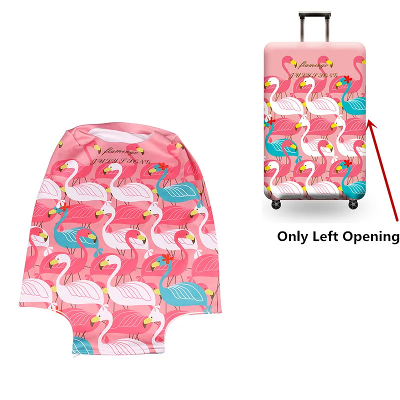 Чехол JULY'S SONG фламинго, защитный чехол для путешествий, чемодана, пылезащитный чехол, чехол для 18-32 дюймов, чехол для костюма, аксессуары для путешествий - Цвет: luggage cover 16