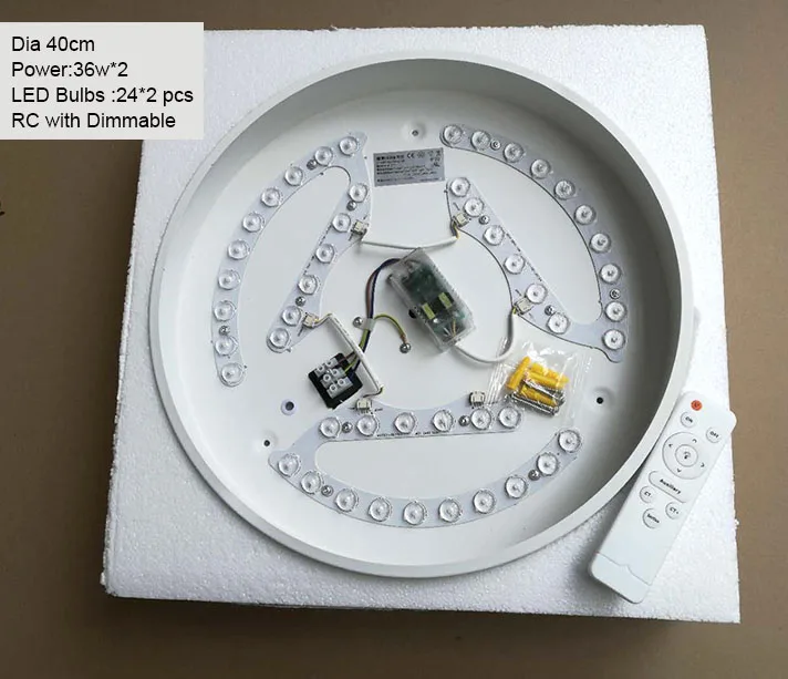 Luzes de Teto Lâmpadas de Teto Elétrico para Varanda Sala de Estar Venda Quente Ultra-fino Circular Controle Remoto Dispositivo - Cozinha 5cm Led Mod. 255608 21 teto circular lâmpadas de teto controle remoto