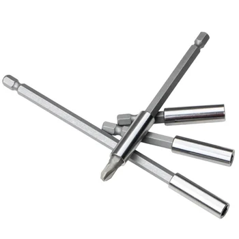 

1pcs 1/4 Inch Hex Bit Tip Holder Screwdriver Bit Extension Bar Screwdriver Lengthening Shank Nail Screw Driver Drill Bit Holder