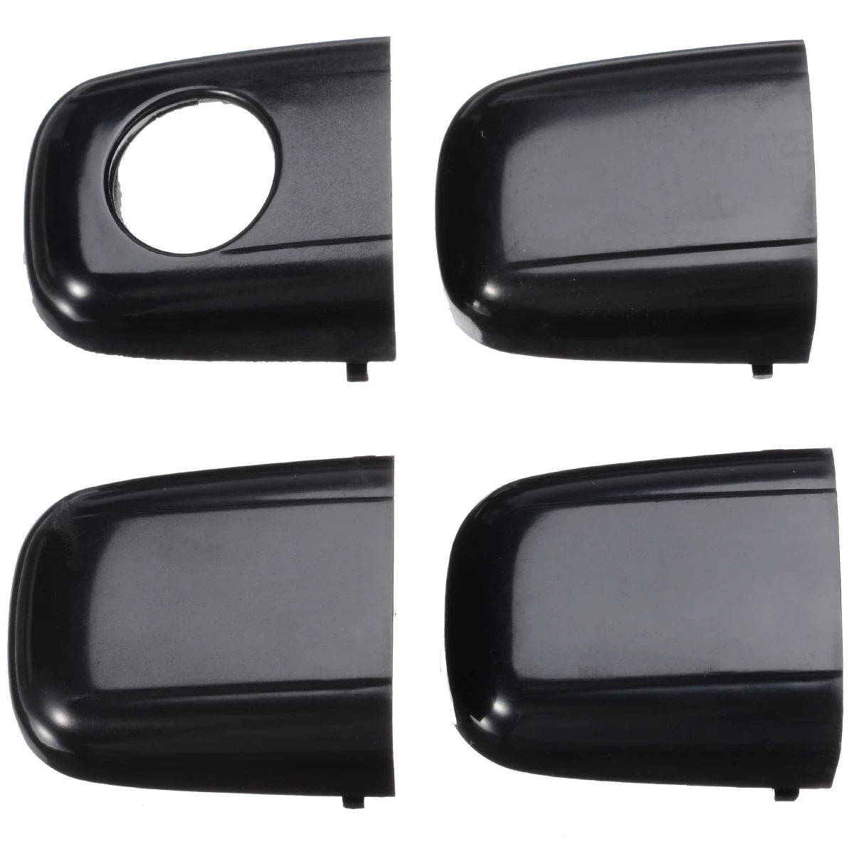 8pcs/set Left Right Car Door Handle End Cap Protective Lock Cover Kit For Peugeot 307 For Citroen C2 C3