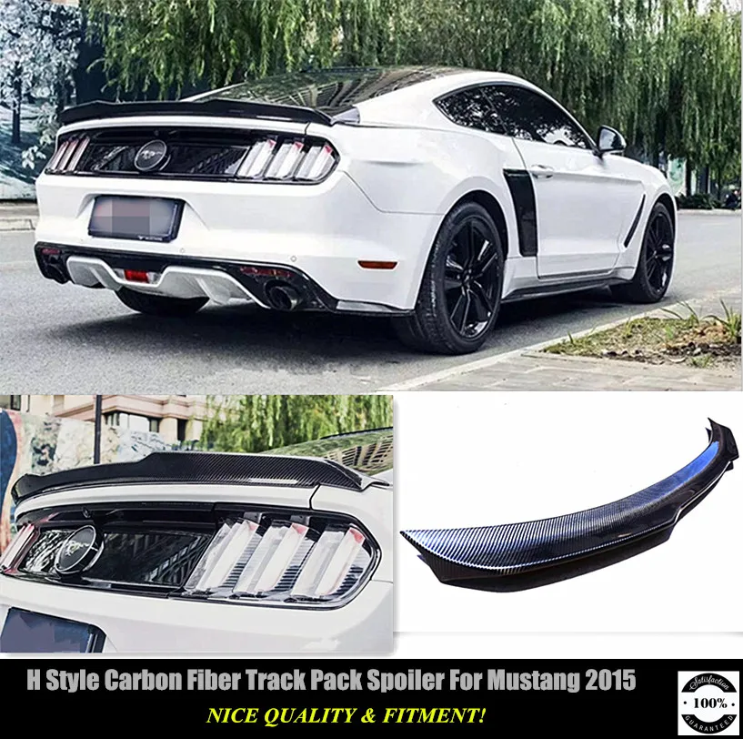 

2015 MUSTANG TRUNK SPOILER--CARBON FIBER TRUNK LID SPOILER WING FOR FOR MUSTANG 2.3