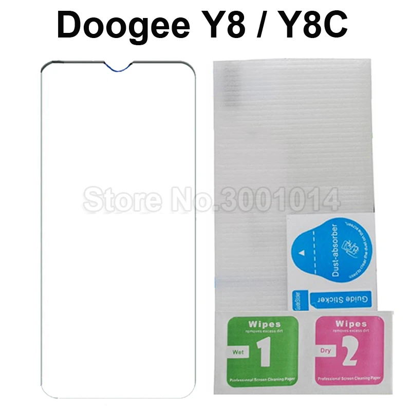 9H Закаленное стекло пленка Для Doogee Y8 защитная на экран защитный чехол для
